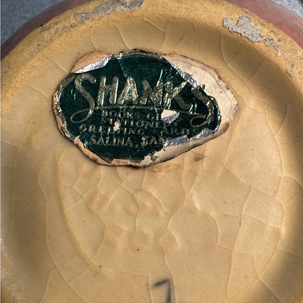 Roseville Pottery, Bittersweet Planter, 1951, 800-4, 4" Tall - Picture 8 of 8